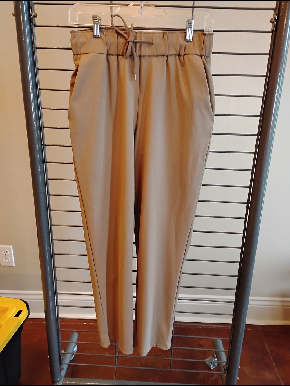 Maison d'Amélie Paris Tan Elastic Waist Pants
